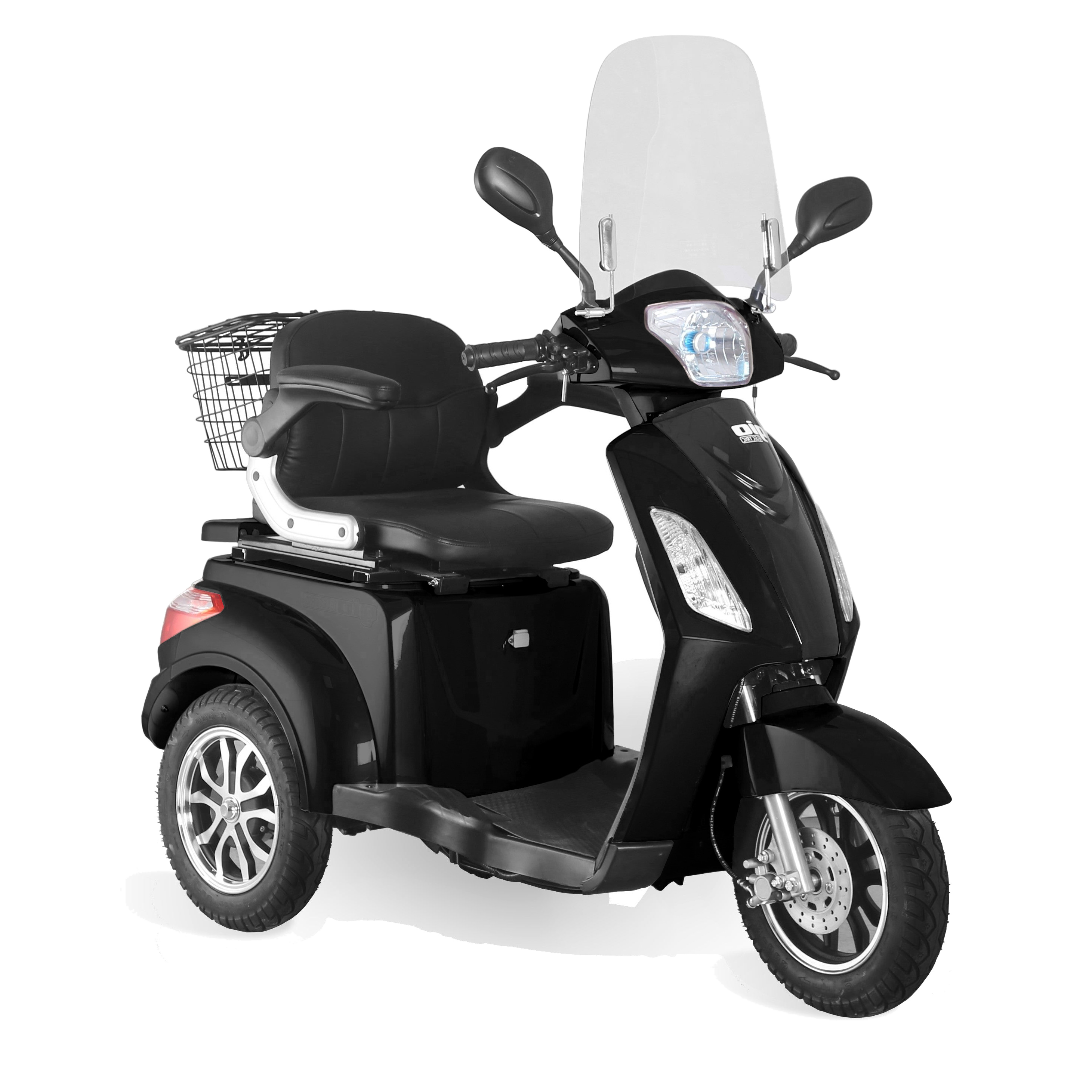 GIO REGAL Mobility Scooter Black – GIO Electric Bikes