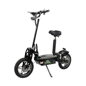Rosso Cobra Outdoor Stand-up Electric Scooter Green With Seat, Foldable